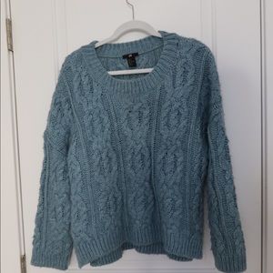 Cable knit sweater